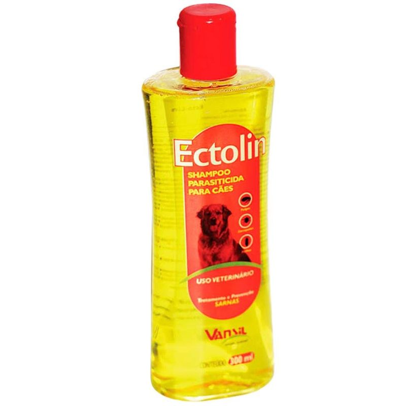 shampoo antipulgas para cães ectolin vansil 300ml (mp)