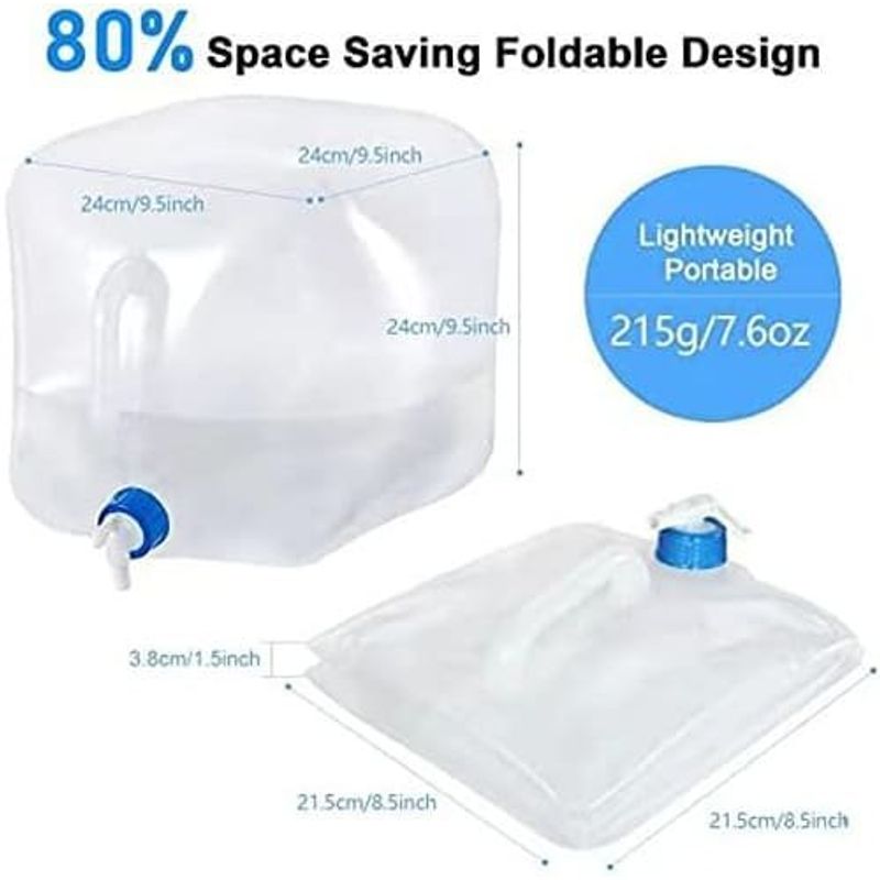 galão de água dobrável risepro 10l a-bi