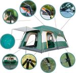 barraca ktt extra grande para 12 pessoas verde a-bi