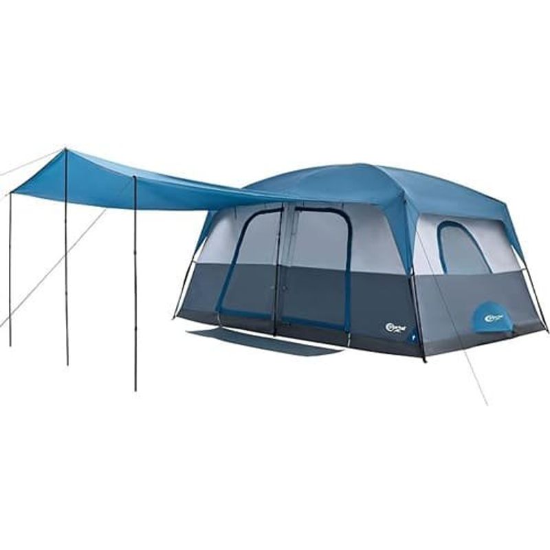 barraca hf com varanda para 10 pessoas azul a-bi