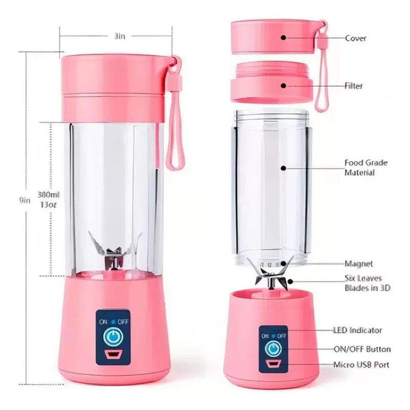 mini liquidificador casita rosa (mp)