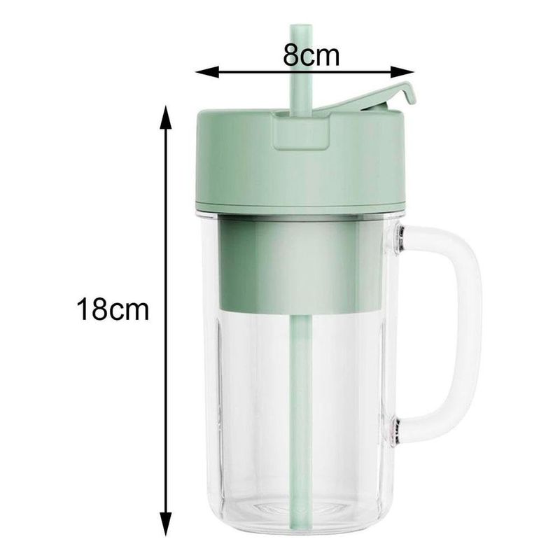 copo liquidificador casita recarregável verde (mp)