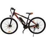bicicleta elétrica mountain bike boram aro 26 250w laranja mb-02