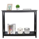 mesa lateral super deal mdf 80x30x99,8cm preto a-bi