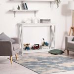 mesa lateral super deal mdf 80x30x99,8cm branco a-bi