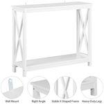 mesa lateral super deal mdf 80x30x99,8cm branco a-bi