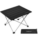 mesa de acampamento dobrável portátil trekology 29,2x39,4x34,5cm preto a-bi