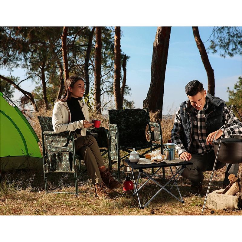 mesa de acampamento dobrável portátil trekology 29,2x39,4x34,5cm preto a-bi