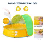 barraca de praia para bebês fbsport proteção uv fps50+ e aro de basquete - bolas não incluídas a-bi