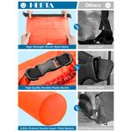 bolsa impermeável 10 litros heeta laranja a-bi