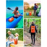 bolsa impermeável 10 litros heeta laranja a-bi