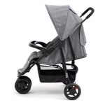 carrinho de bebê voyage delta 3 rodas cinza mescla (mp)