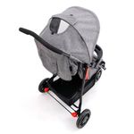 carrinho de bebê voyage delta 3 rodas cinza mescla (mp)