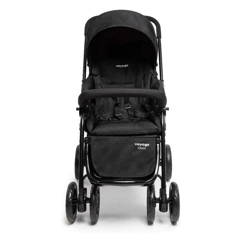 carrinho de bebê voyage passeio tipo berço choice preto (mp)