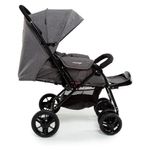 carrinho de bebê voyage passeio tipo berço choice cinza melange (mp)
