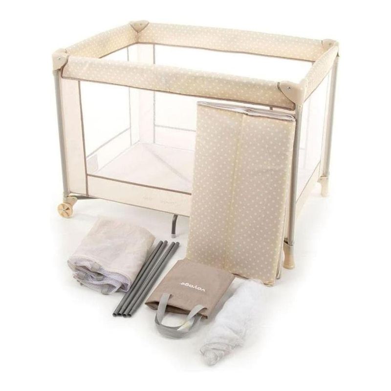 berço voyage portátil bege poá 0-15kg (mp)