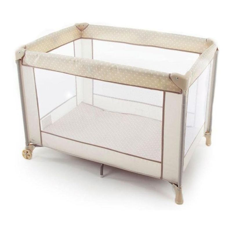 berço voyage portátil bege poá 0-15kg (mp)