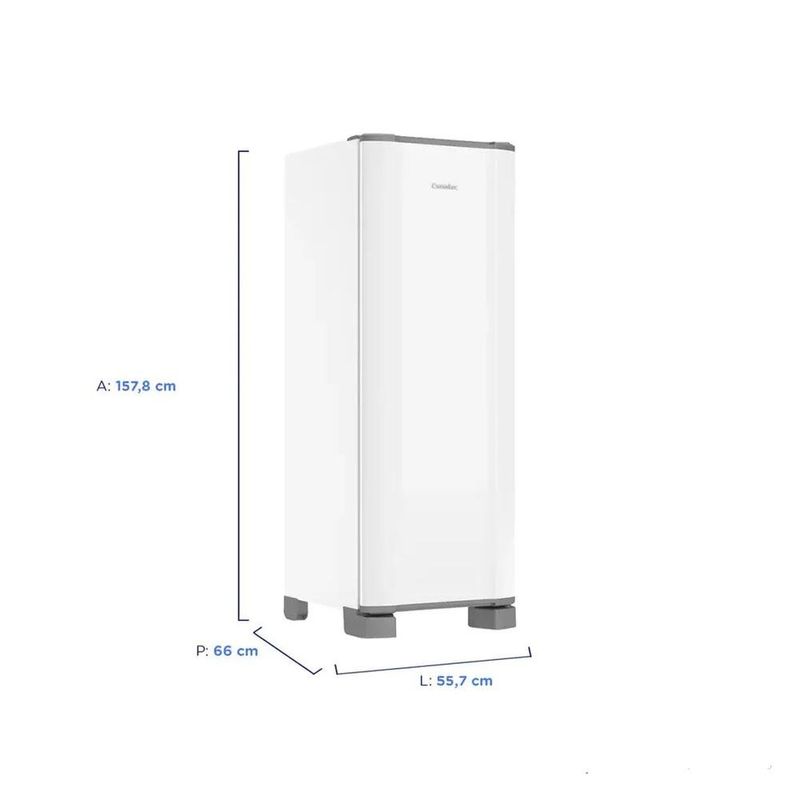 geladeira esmaltec 259 litros inverter cycle defrost roc35 pro 127v branco