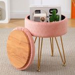 puff banqueta cpintltr veludo blush a-bi