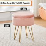 puff banqueta cpintltr veludo blush a-bi