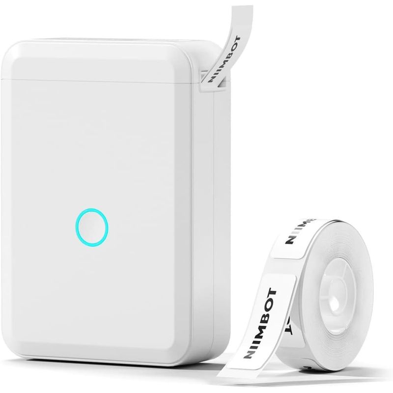mini impressora niimbot para etiquetas d110 branco a-bi