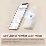 mini impressora niimbot para etiquetas d110 branco a-bi