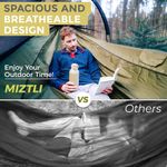 rede miztli de acampamento portátil verde a-bi
