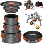 conjunto 10 peças cozinha smokey para acampamento a-bi