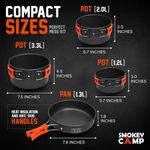 conjunto 10 peças cozinha smokey para acampamento a-bi