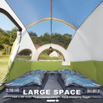 barraca para camping gohimal 8 pessoas verde a-bi