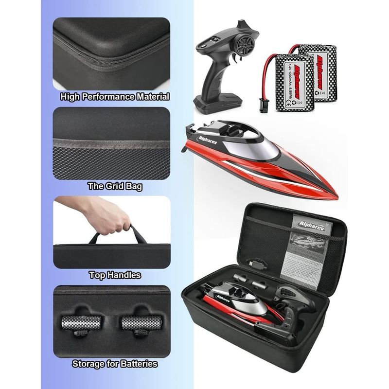 barco de controle remoto alpharev r308 a-bi