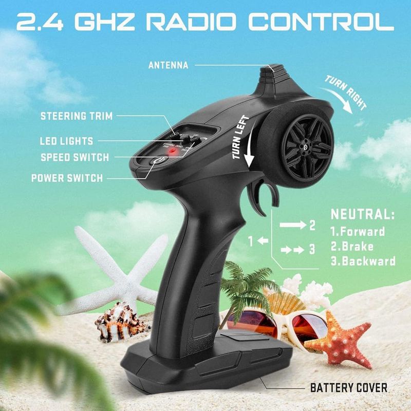barco de controle remoto alpharev r308 a-bi