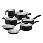 jogo de panelas tramontina 7 peças linz preto 28299006