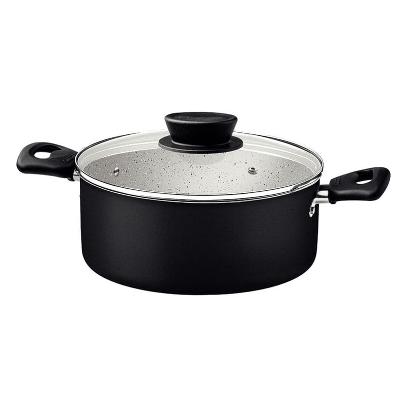 jogo de panelas tramontina 7 peças linz preto 28299006