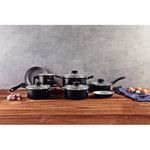 jogo de panelas tramontina 7 peças linz preto 28299006