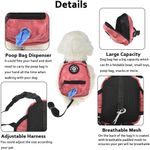 mochila para cães fladorepet pequeno/médio porte rosa a-bi