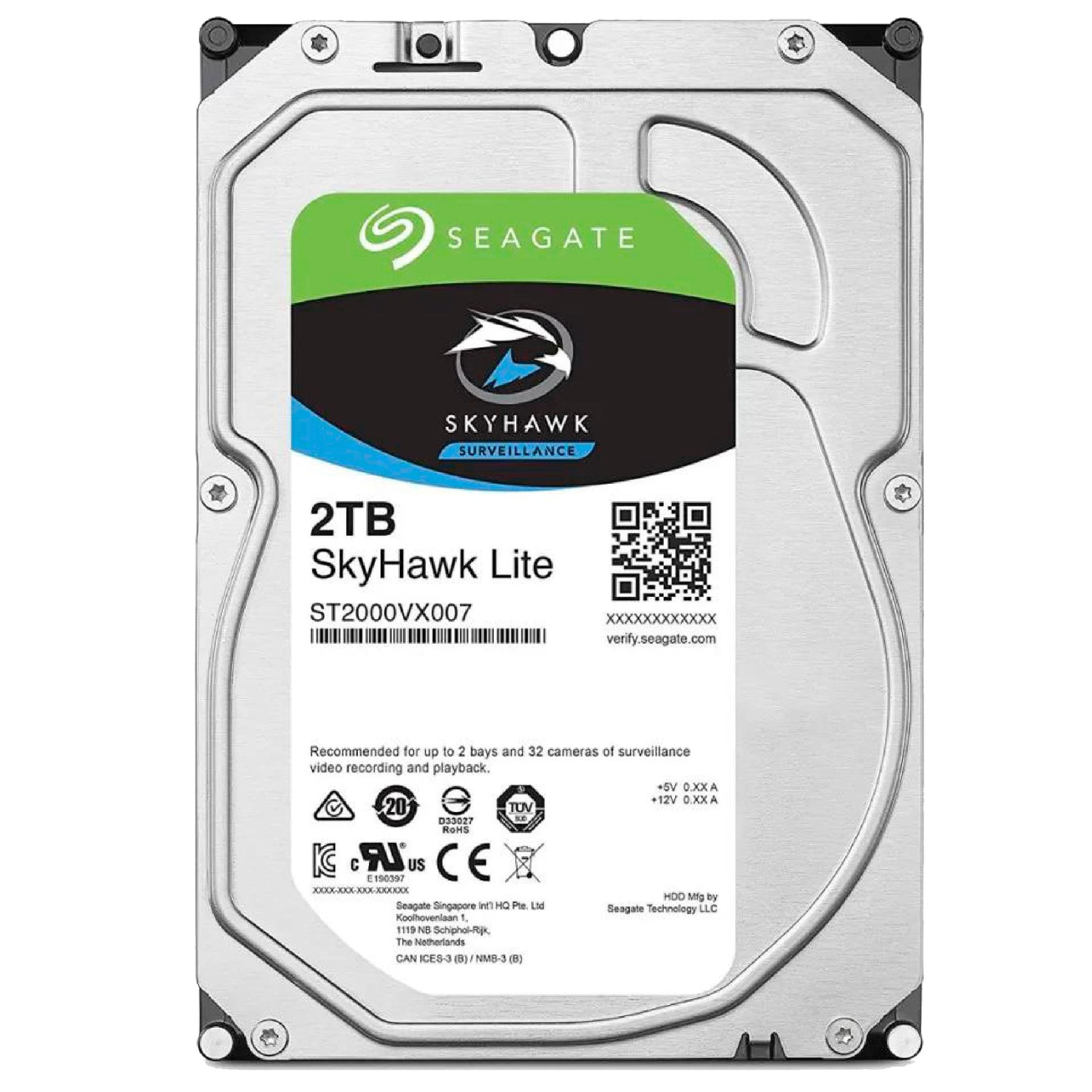 Disco Rígido 2TB Seagate Skyhawk Surveillance 3.5