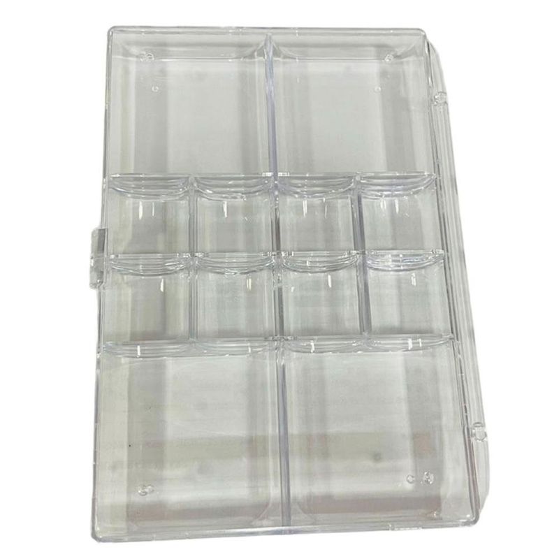 porta jóias casita acrílico transparente (mp)