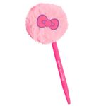caneta esferográfica leoarte pompom hello kitty rosa (mp)