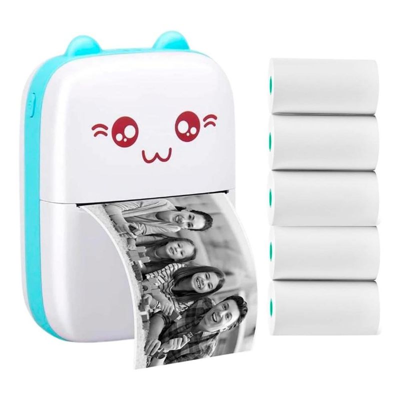 mini impressora portátil kapbom ka-a8c verde (mp)