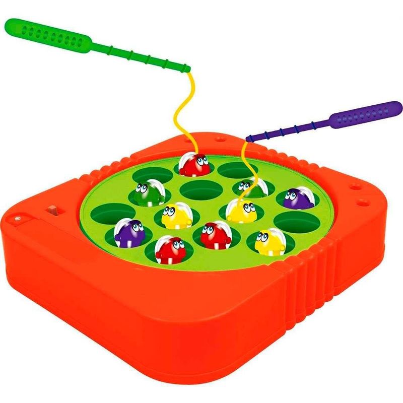 jogo recreativo polibrinq pega peixe laranja (mp)