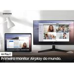 monitor led smart samsung 24 full hd wide m5 bluetooth preto (mp)