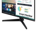 monitor led smart samsung 24 full hd wide m5 bluetooth preto (mp)