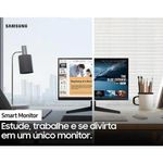 monitor led smart samsung 24 full hd wide m5 bluetooth preto (mp)