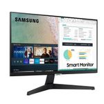 monitor led smart samsung 24 full hd wide m5 bluetooth preto (mp)