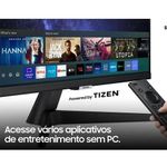 monitor led smart samsung 24 full hd wide m5 bluetooth preto (mp)