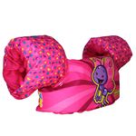 colete ativa kids borboletinha até 25kg rosa