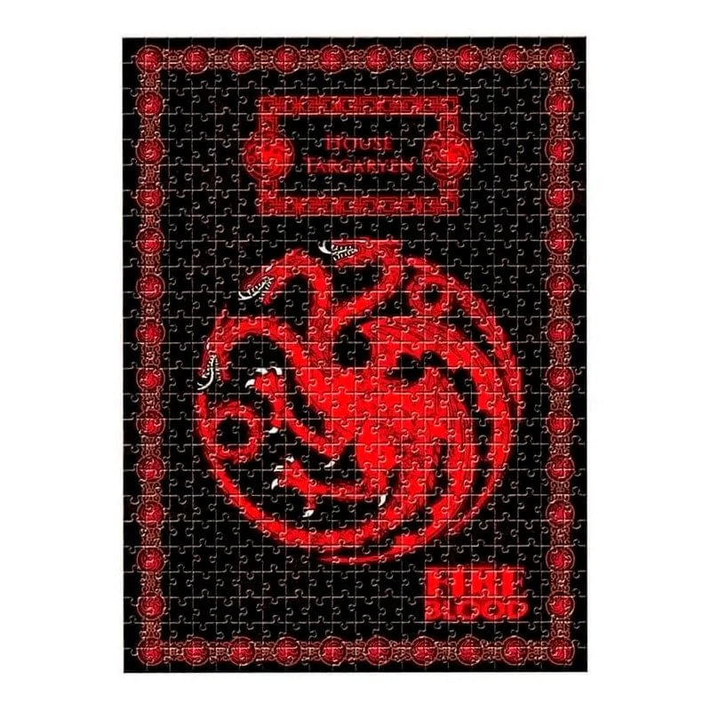 quebra-cabeça estrela puzzle 500 game of thrones targaryen (mp)