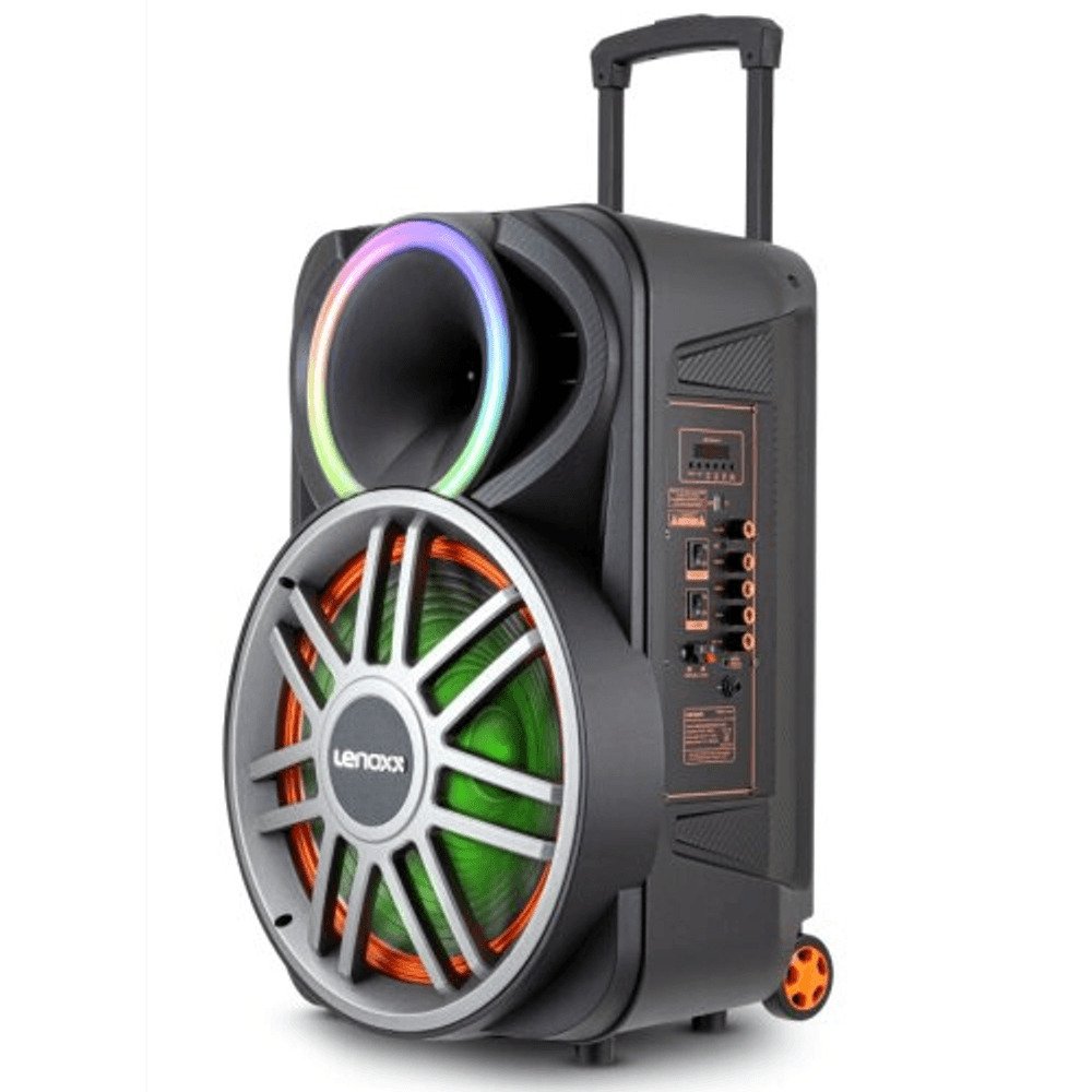 Caixa De Som Amplificada 15 Lenoxx 900W Bivolt LCA15 Preto (MP)
