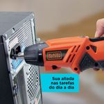 parafusadeira black+decker bateria 4815k